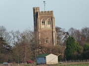 12th Dec 2011 - Cardington Church on the lean