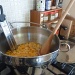 Making dried apricot jam by lellie