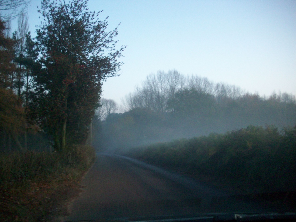 Mist on the road by lellie