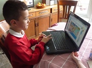 24th Mar 2011 - On Nannys laptop