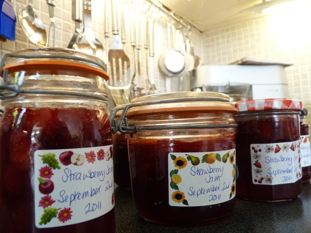 Homemade strawberry jam by lellie