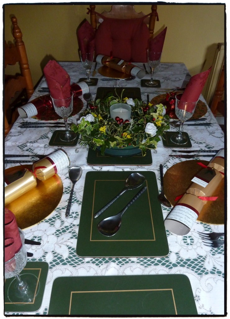 Christmas table by karendalling