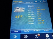 14th Dec 2011 - 54 Degrees in December at 11 pm in Chicago?