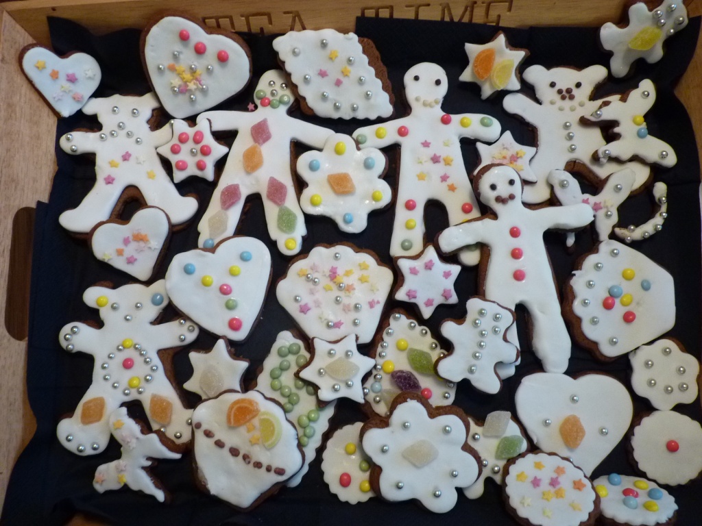 Christmas baking with my grandchildren by lellie