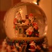 Christmas musical snow globe by dora