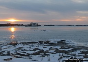 30th Dec 2011 - Frozen Bay at Sun set