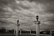 26th Dec 2011 - pillars, lamps and clouds