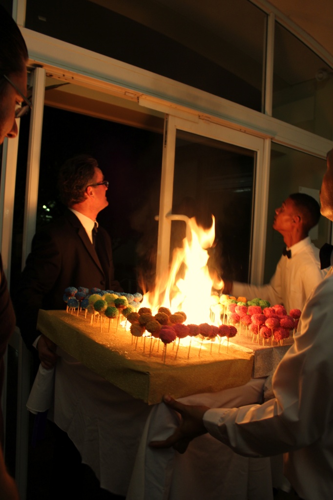 Cake pops flambe by eleanor