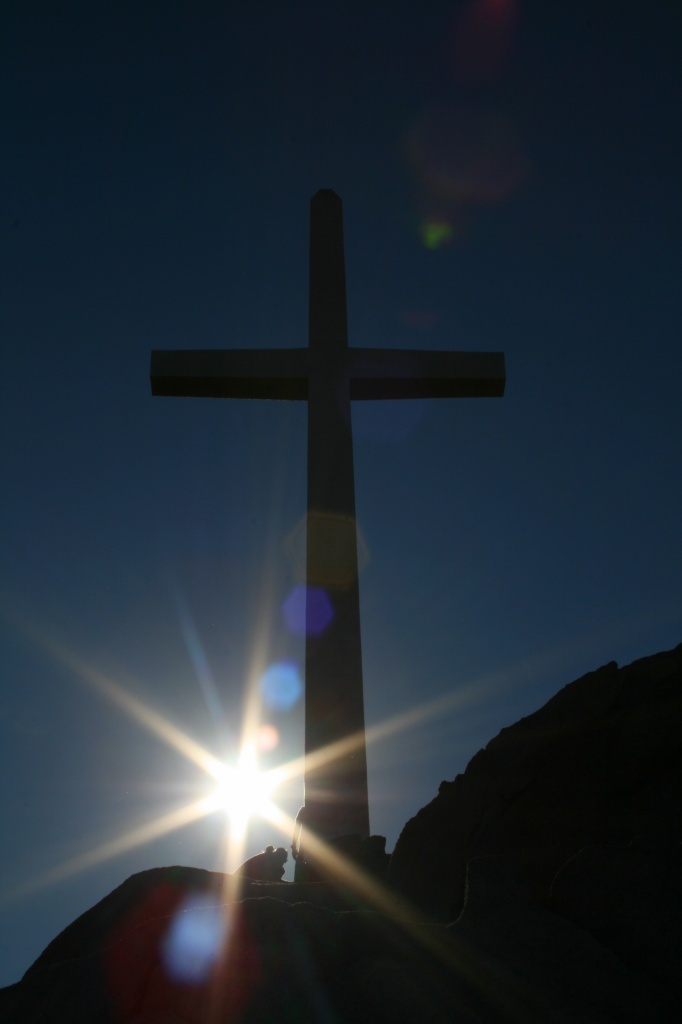 Kneeling At The Foot Of The Cross by kerristephens