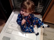 3rd Jan 2012 - Here's Hoping The Captain Always Loves the Dishwasher THIS Much