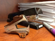 20th Dec 2011 - what did the stapler say to the staple remover?