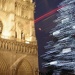 Notre Dame de Paris and its Christmas tree by parisouailleurs