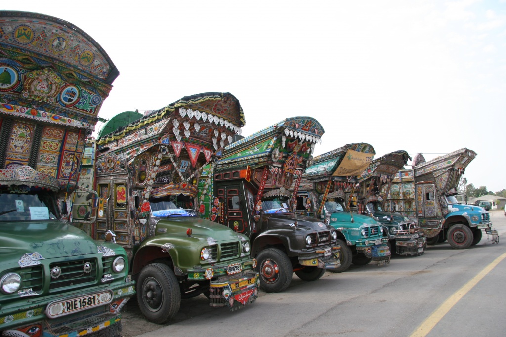 Pakistan "Jingle" Trucks - Pakistan Truck Art  by lbmcshutter