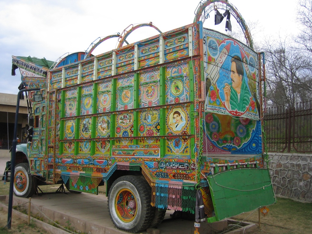 Pakistan truck art part III - note inside the cargo area is also decorated by lbmcshutter