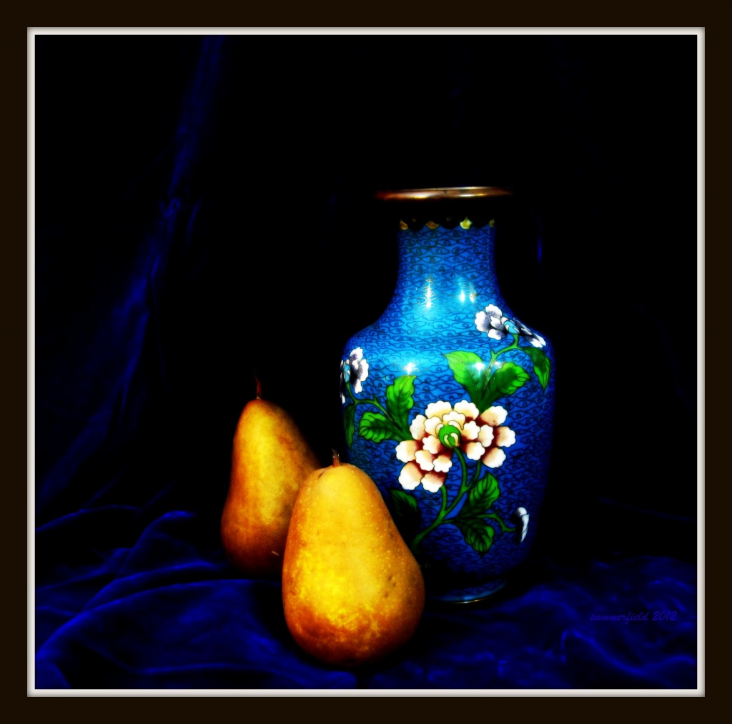 still life #1 - vase and pears by summerfield