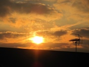 17th Jan 2012 - sun setting  