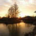 Sunset over the London Wetland Centre by oldjosh