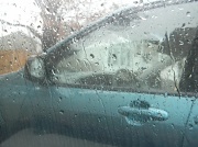 21st Jan 2012 - Raindrops on Car Window 1.21.12