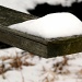 Snow Capped Railing by digitalrn