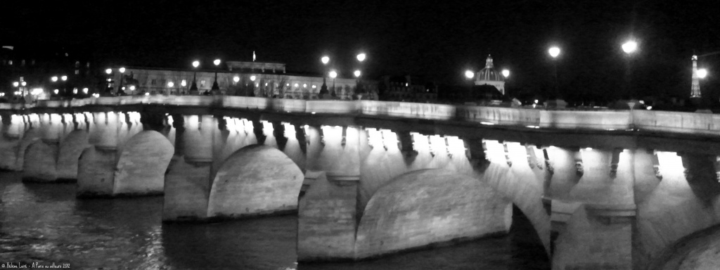 Pont neuf by night by parisouailleurs