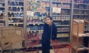 20th Jan 2012 - Josh being a goof ball at the store