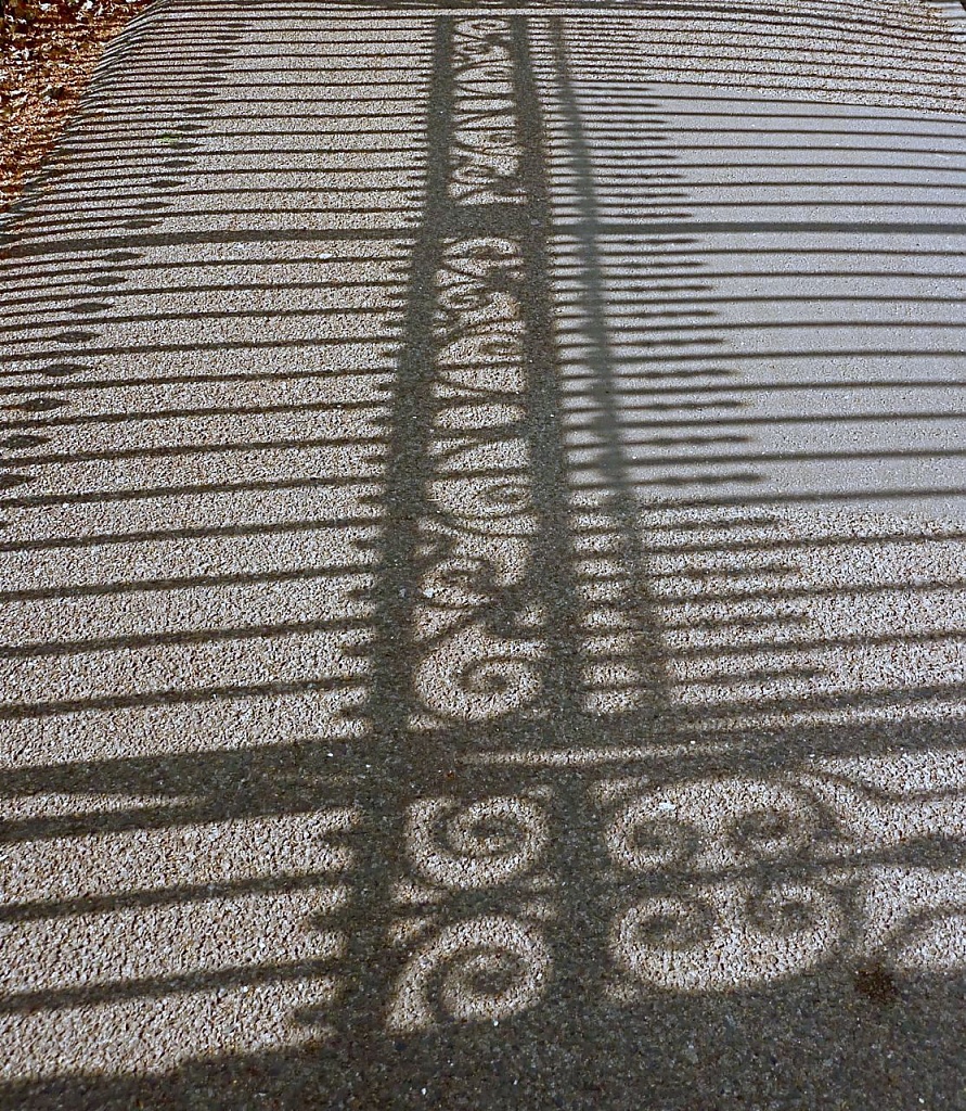 Twirly Gate Shadows by helenmoss