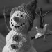Snowman with Star by juletee