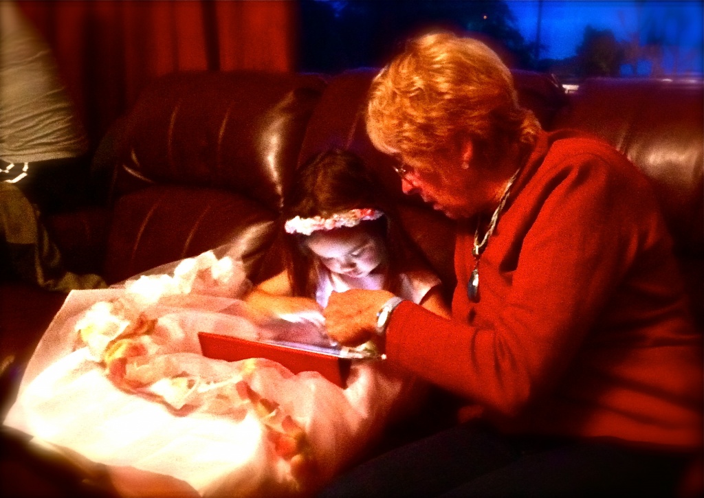granddaughter entranced by iPad? by maggiemae