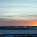 Sunset and Melting Snow by marilyn