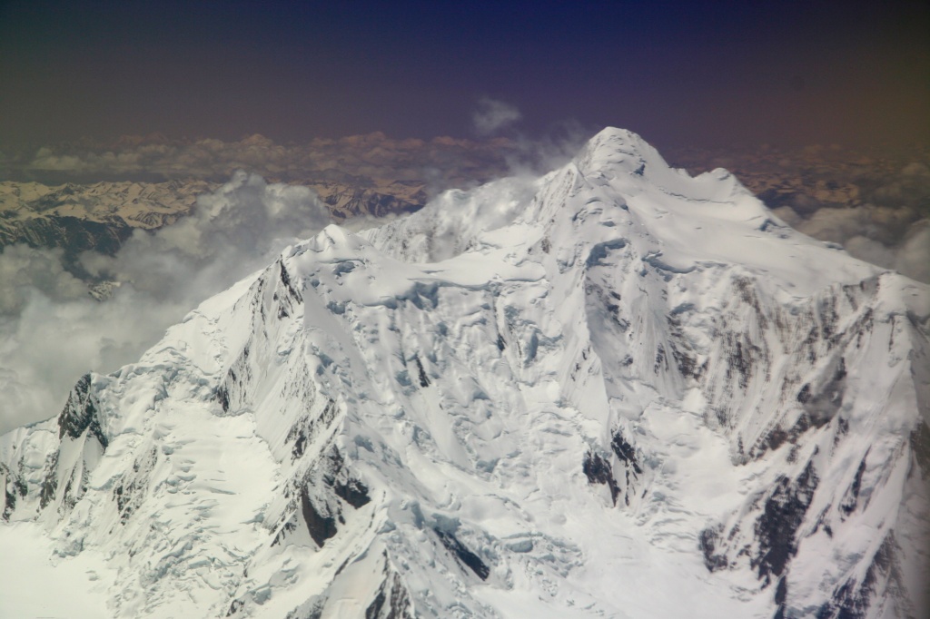 Nanga Parbat from the air - another shot from the PIA air safari by lbmcshutter