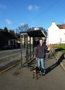 29th Jan 2012 - PICTURE 365 : Phil, Ruby and the 58 bus stop in Arnold 