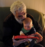 24th Jan 2012 - Reading with opa