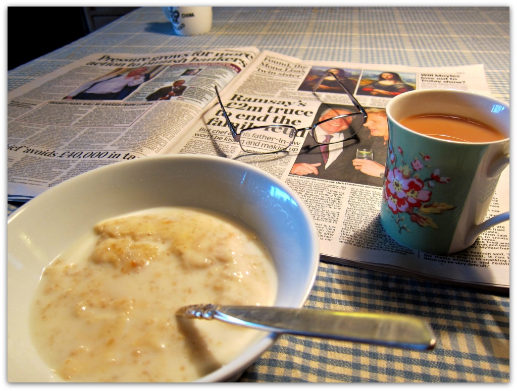  A Newspaper for Breakfast. by happypat
