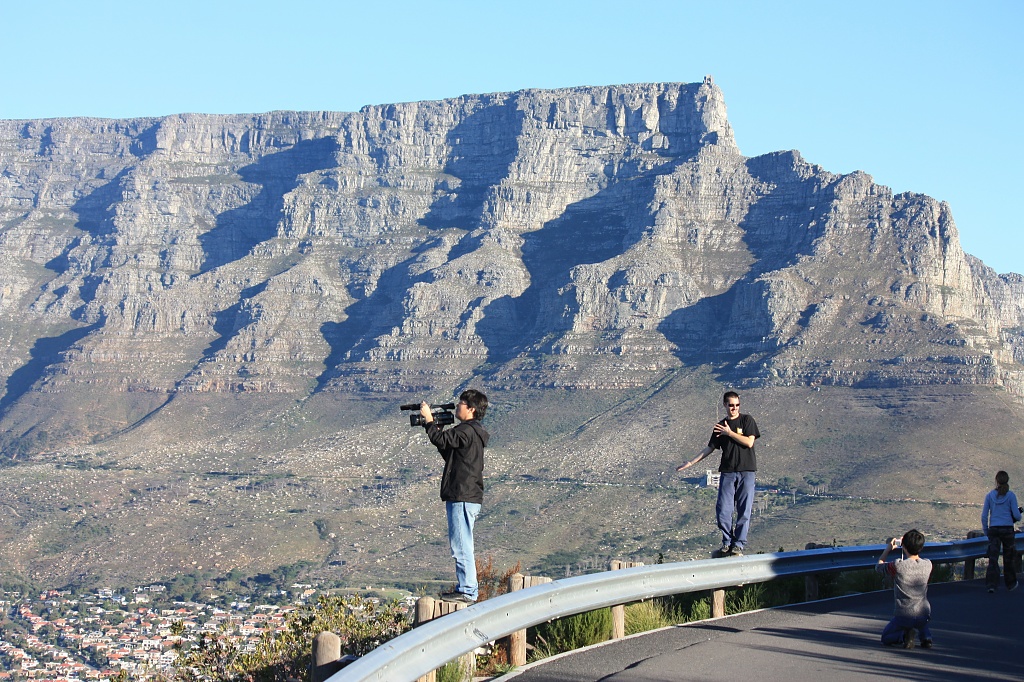 It's fun being a tourist when Table Mountain is the backdrop by eleanor