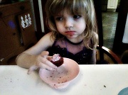 29th Jan 2012 - littlest cupcake baker in her fanciest dress