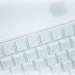 White on White Keyboard by marilyn