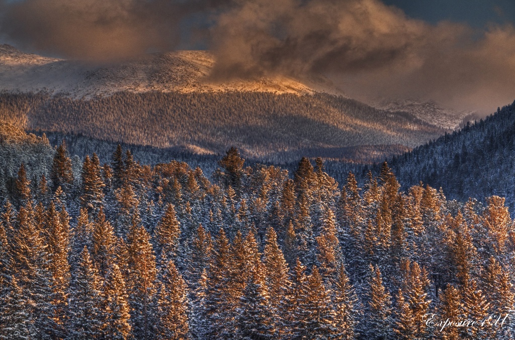 Sunset in the Rockies by exposure4u