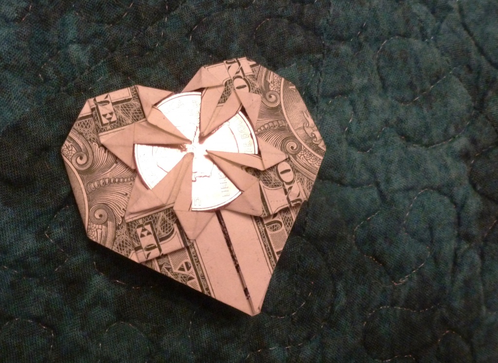 Origami heart by margonaut