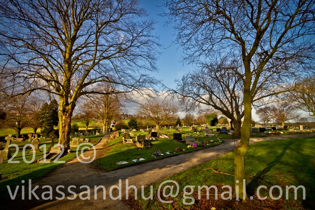 The graves at Greasley Church by vikdaddy