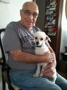8th Feb 2012 - Dad and his new dog Charlie (Schwab)