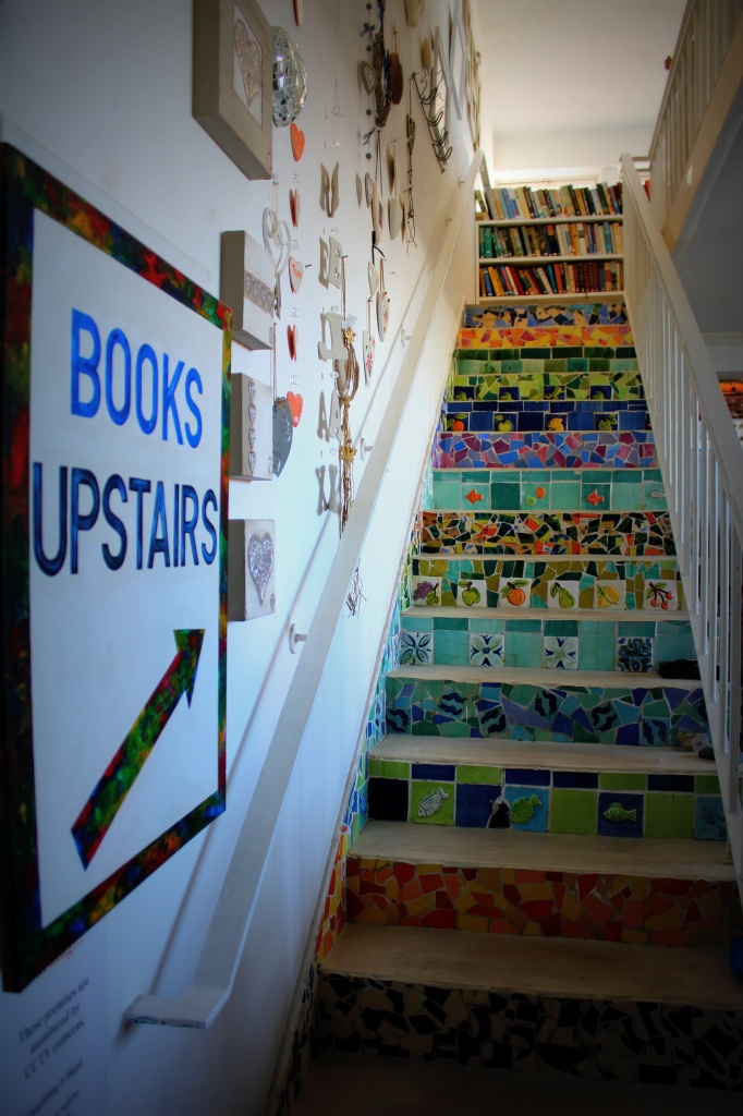 Books upstairs by eleanor