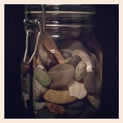 10th Feb 2012 - J is for Jar Full of Pebbles