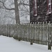 Fence in a Snowstorm by jayberg