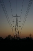 12th Feb 2012 - Pylons at dusk