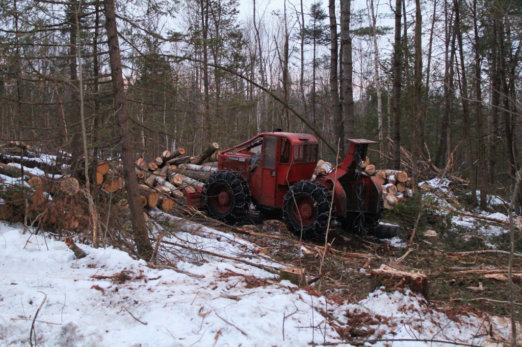 Cable skidder taking a break by mandyj92