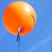 Orange Balloon in Sky 2.15.12 by sfeldphotos