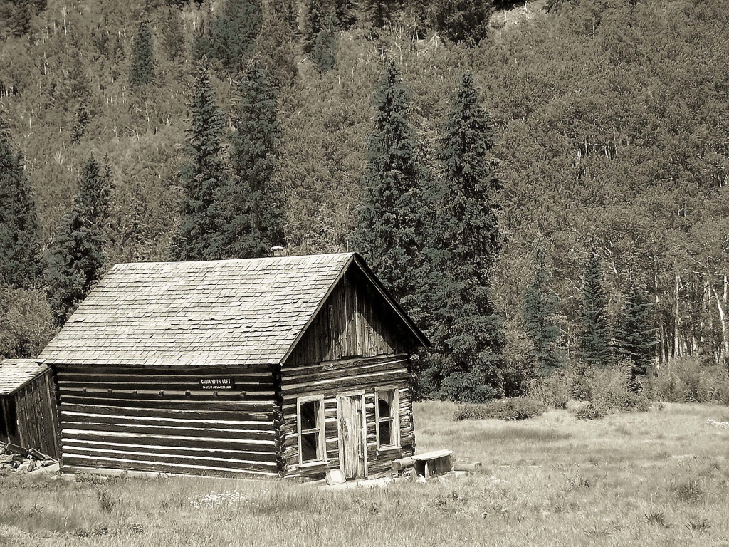 old cabin near Aspen by dmdfday