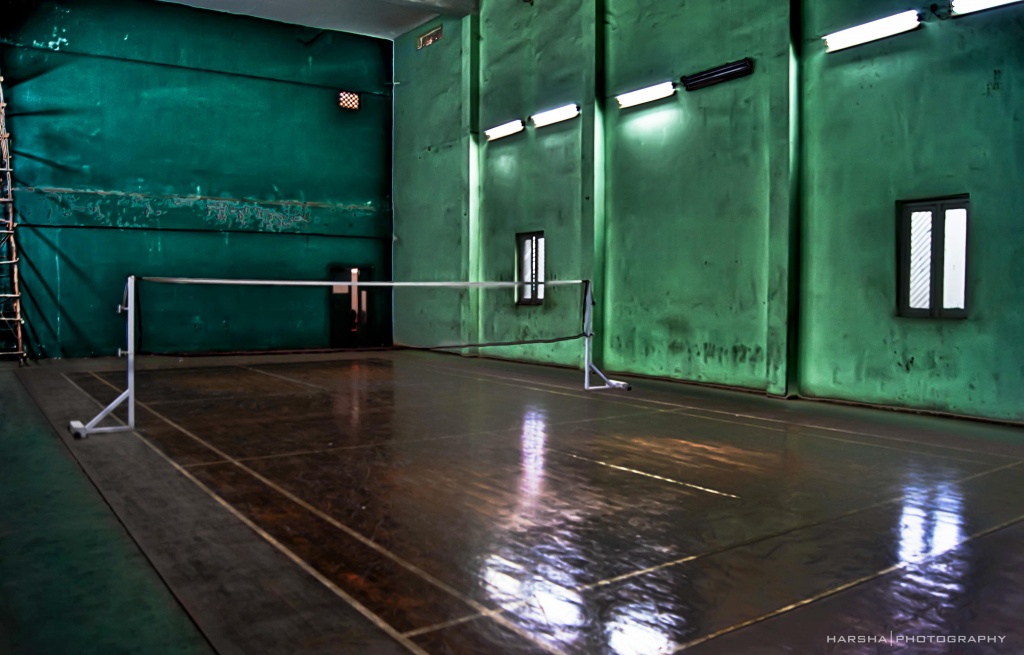 Badminton Court  by harsha
