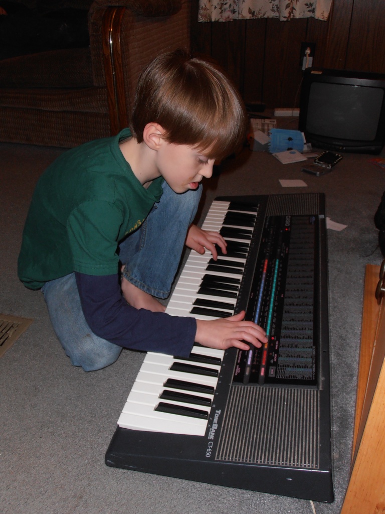 Playing the Keyboard by julie