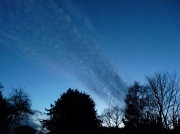 24th Feb 2012 - A streak of cloud in the evening sky